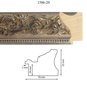 Moldura 1506-20 Plata