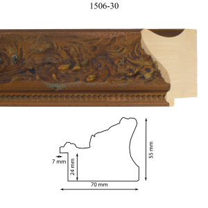 Moldura 1506-30 Óxido