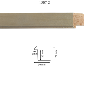 Moldura 1507-2 Plata