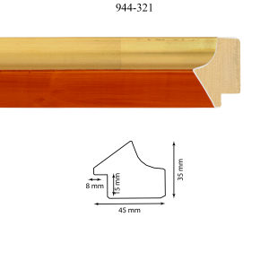 Moldura 944-321 Oro Naranja