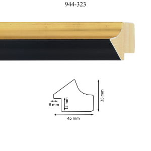 Moldura 944-323 Oro Negro