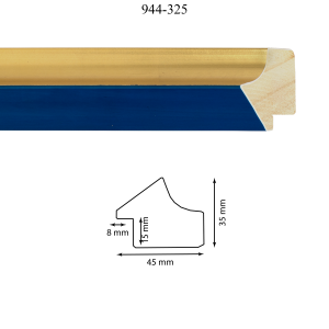 Moldura 944-325 Oro Azul