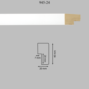 Moldura 945-24 Blanco