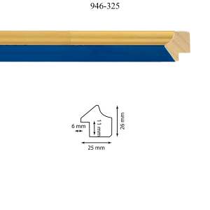 Moldura 946-325 Oro Azul