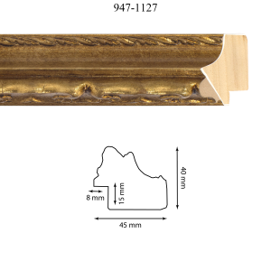 Moldura 947-1127 Oro E. Beig