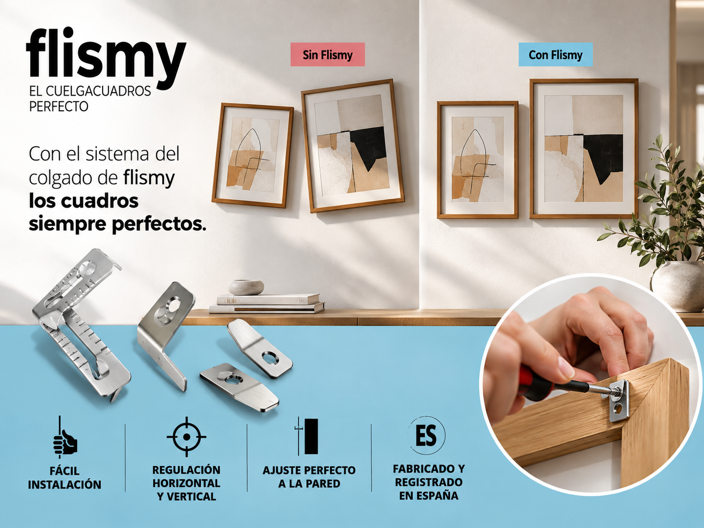 portada mailing flismy Flismy: el sistema para colgar cuadros siempre rectos llega a Molduart